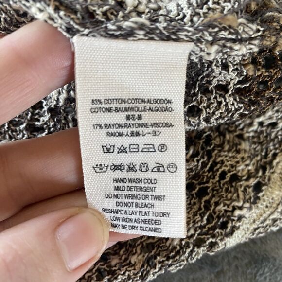 Free People Tunic Womens Small Life's a Beach Stripe Open Back Sweater Dress - Picture 9 of 13